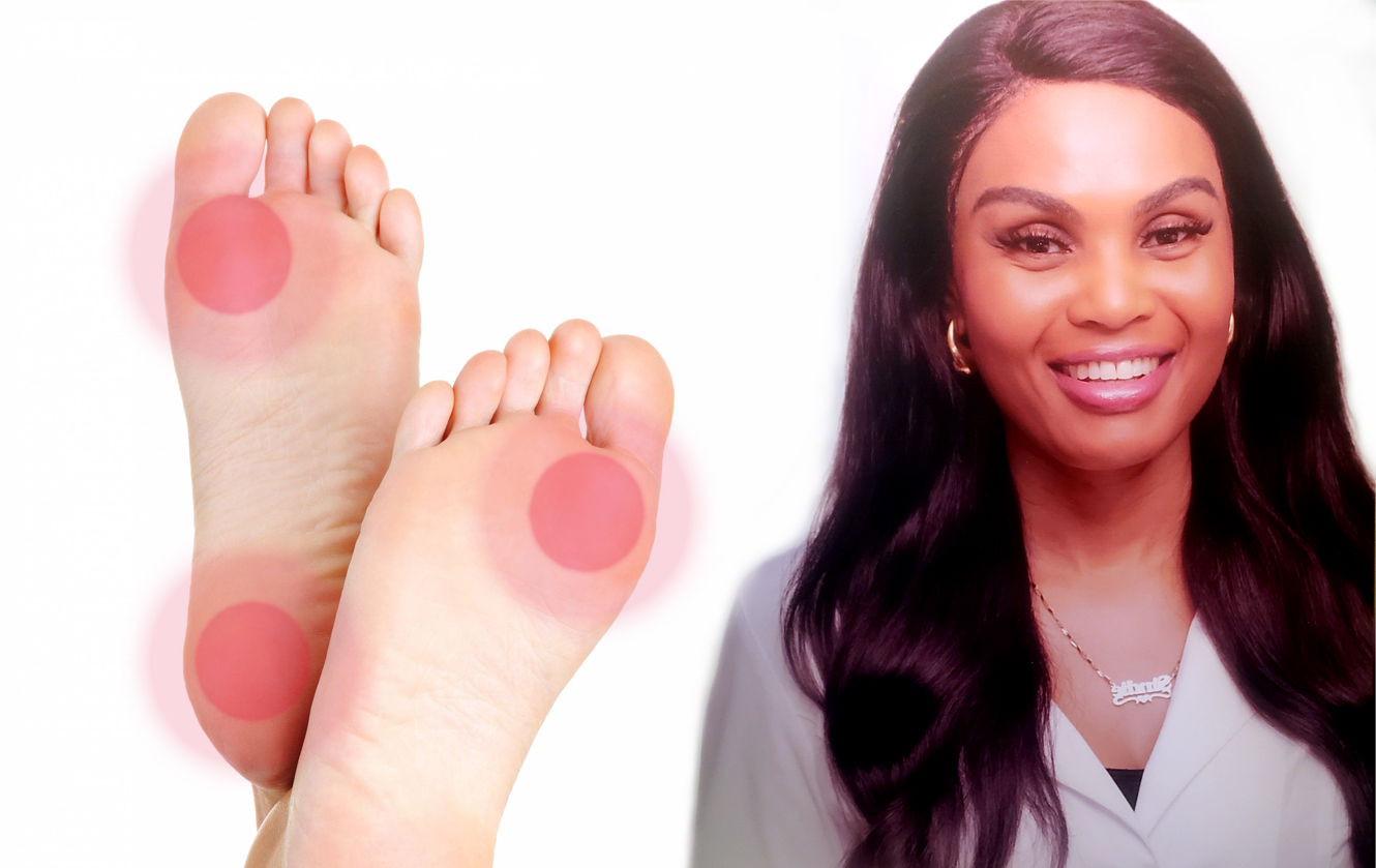 Sindie Marcelin, spécialisée en soins des pieds